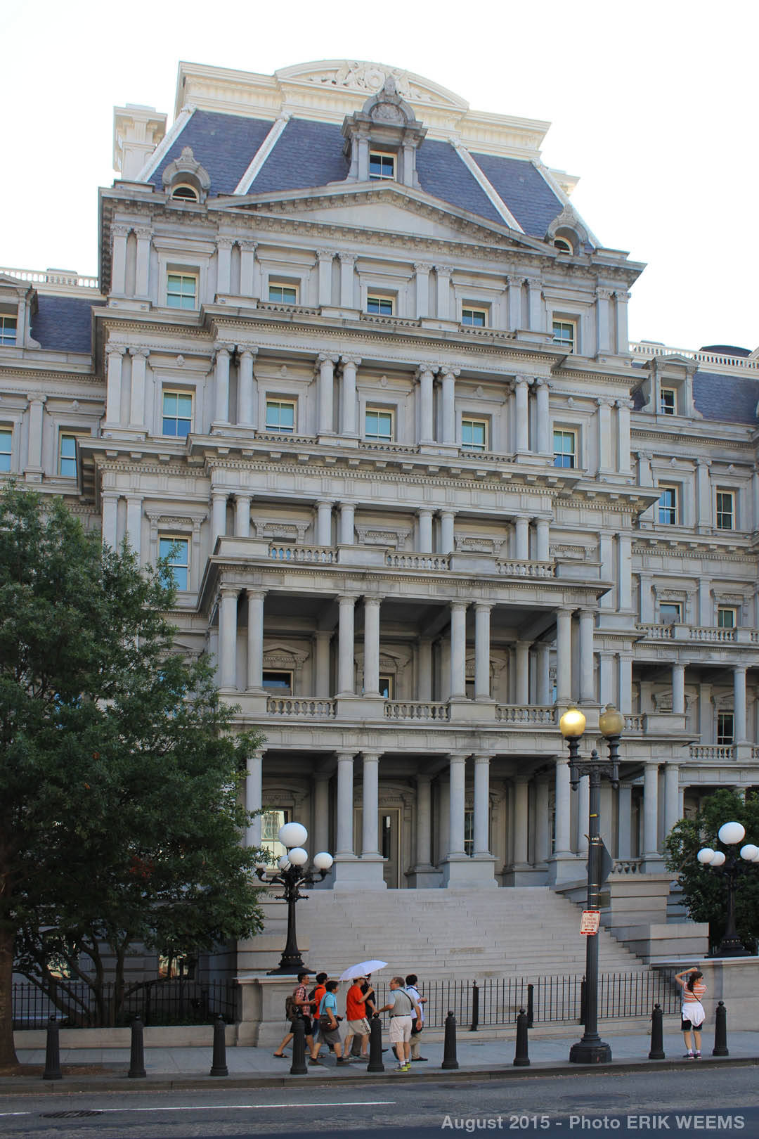Front of the Old Executive Office Building - Eisenhower Washington DC