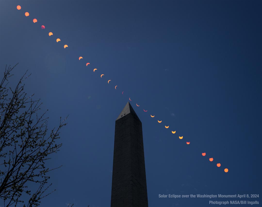 Solar Eclipse over Washington DC