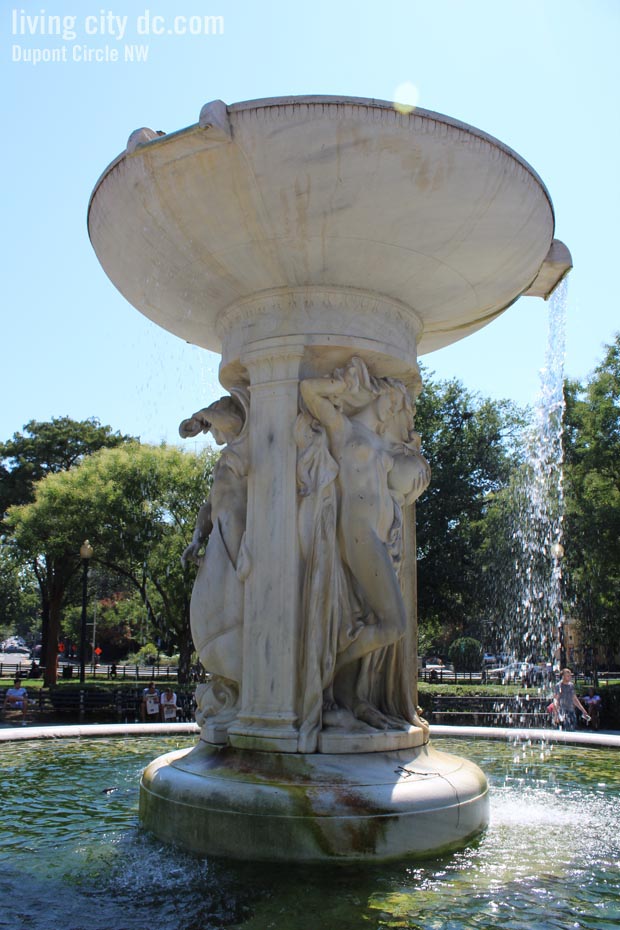 Dupont Circle water Fountain Washington DC
