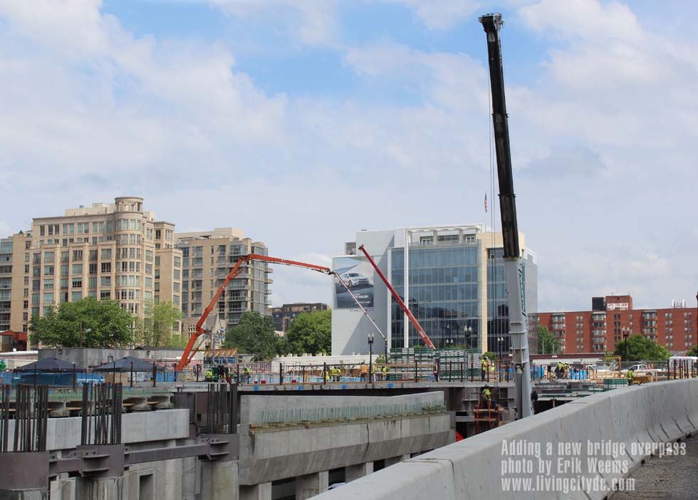New Bridge Overpass Washington DC - May 2016