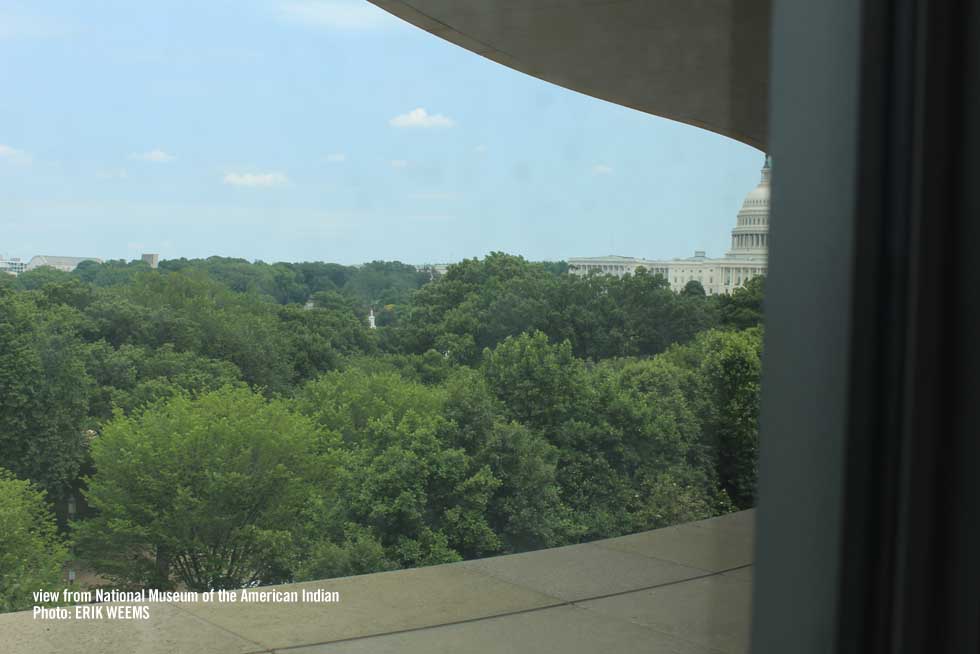 View of the Capitol from the National Museum of the merican Indian