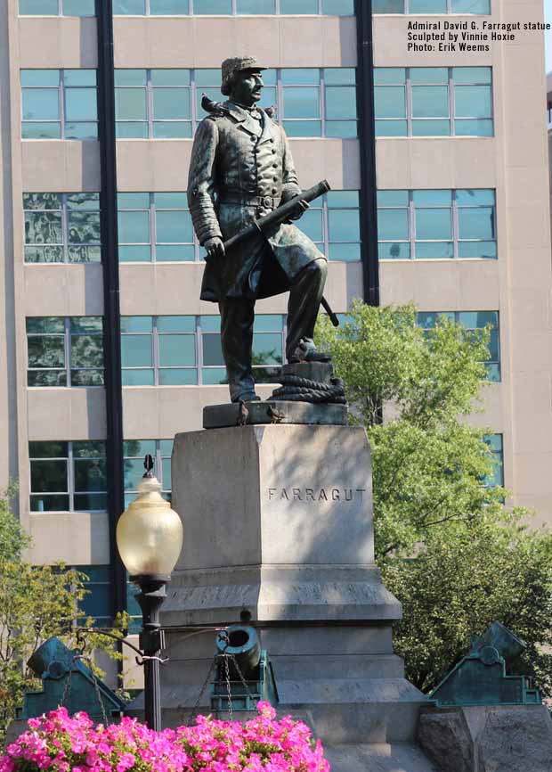 Vinnie Hoxie statue of David G Farragut