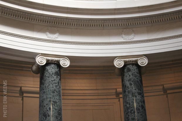 Inside the National Gallery of Art - Ionic Columns