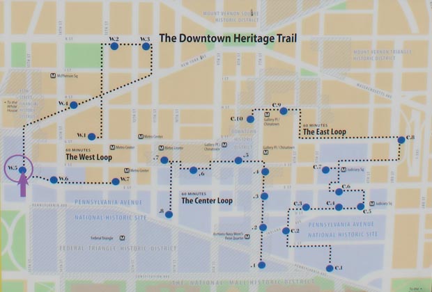 Downtown Washington DC Heritage Trail