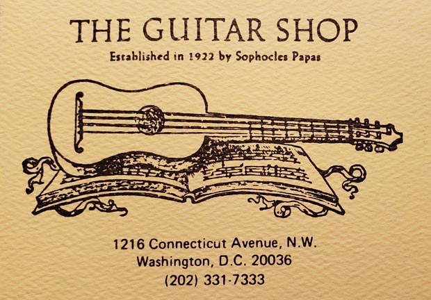 The Guitar Shop Washington DC Connectiut Ave