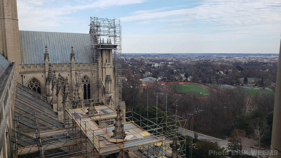 Atop the National Cathedral
