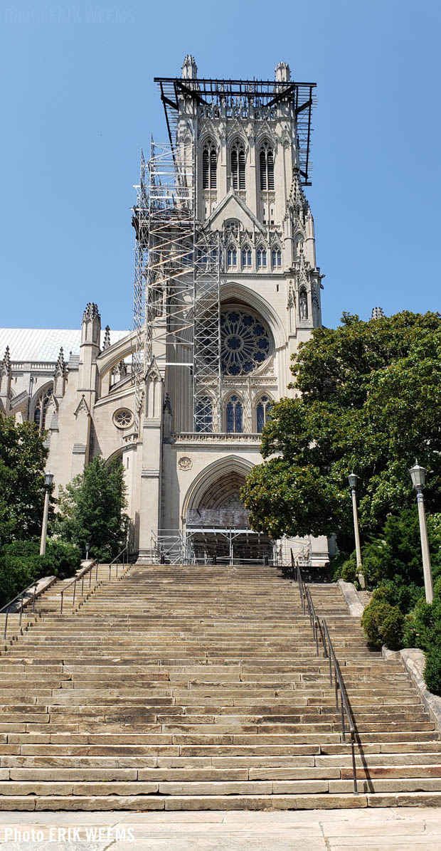 National Cathedral under repair