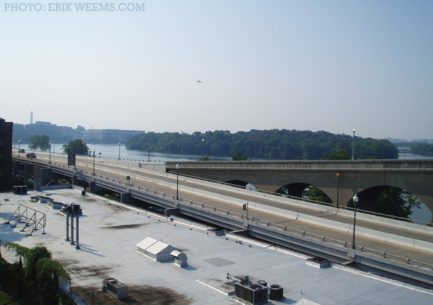 Key Bridge looking to Roosevelt Island