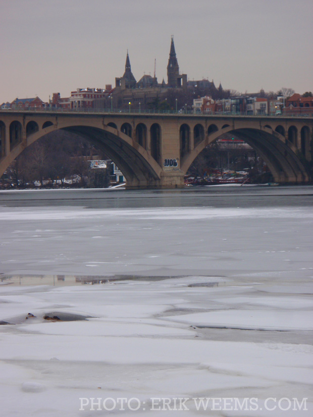 Francis Scott Key Bridge Ice and snow