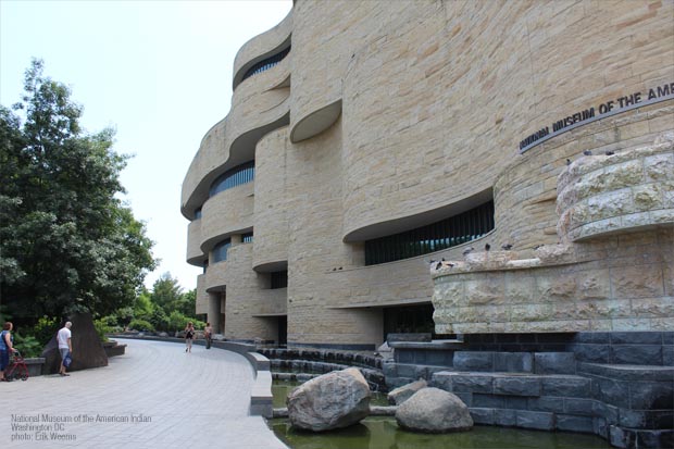Exterior outside National Museum of the American Indian
