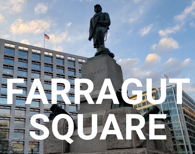 Farragut Square Washington DC Photos