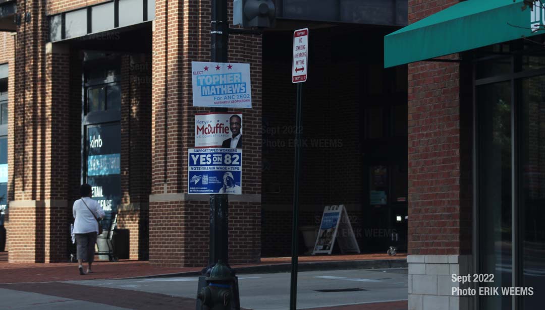 Election Signs DC September 2022