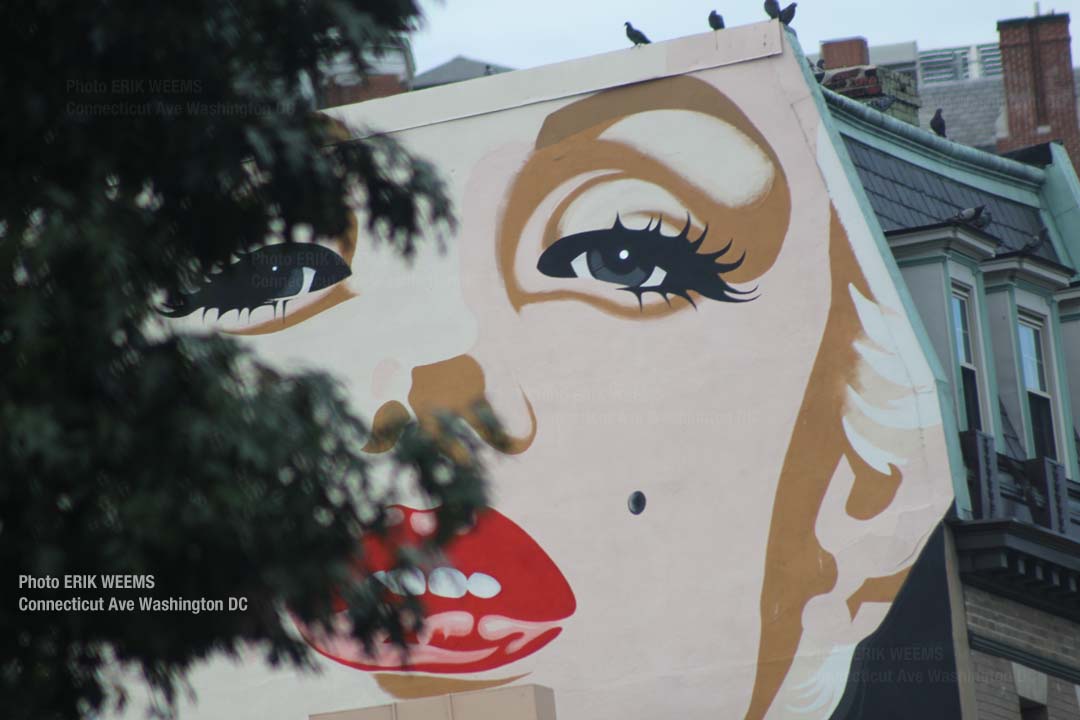 Marilyn Monroe overlooking Connecticut Avenue