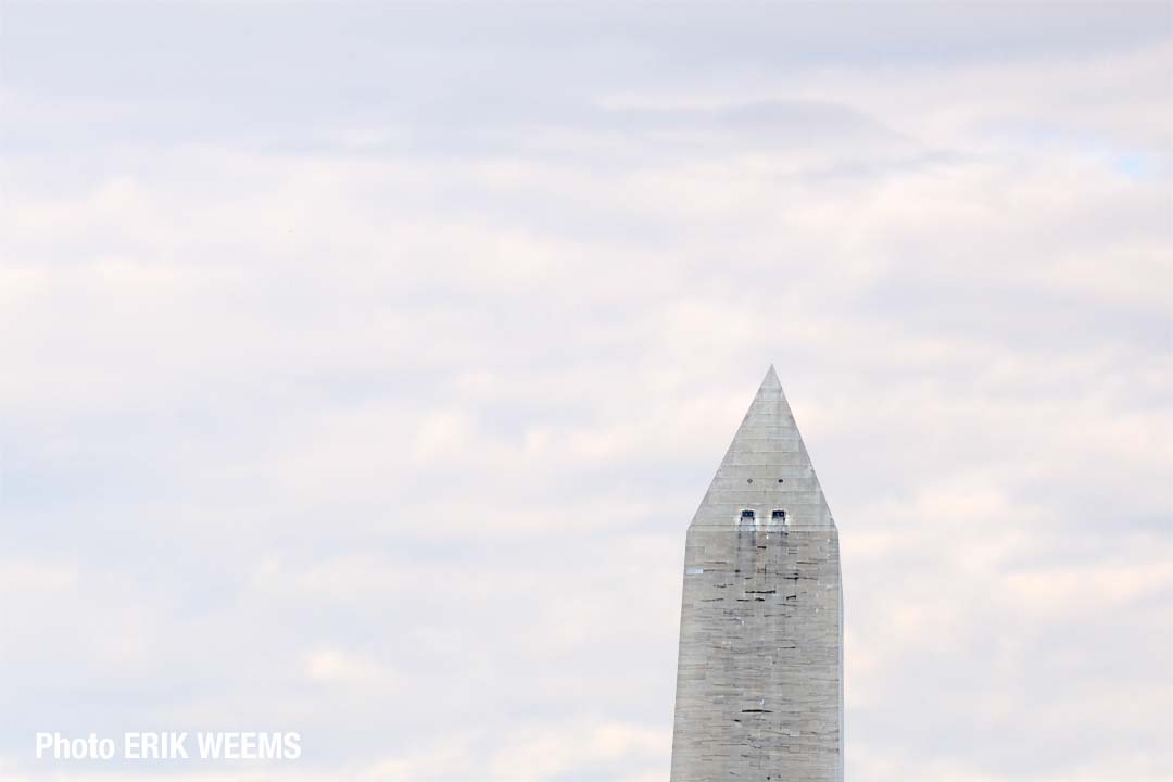 The Washington Monument Purple Skies