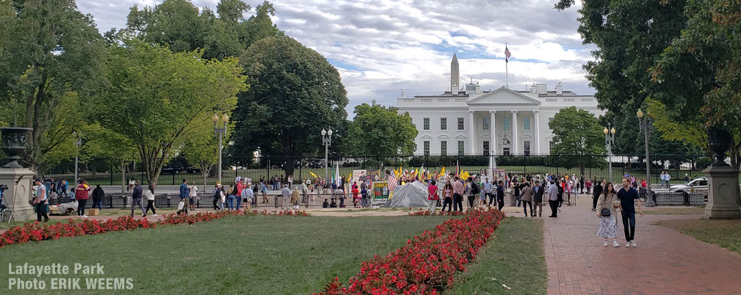 Lafayette Park and the White House