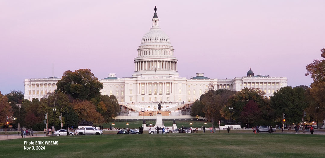 Capital Dome at Dusk in Washington DC - click image to enlarge the photo