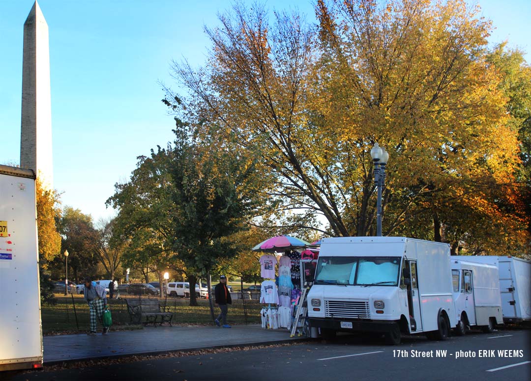 Food trucks on 17th Street NW