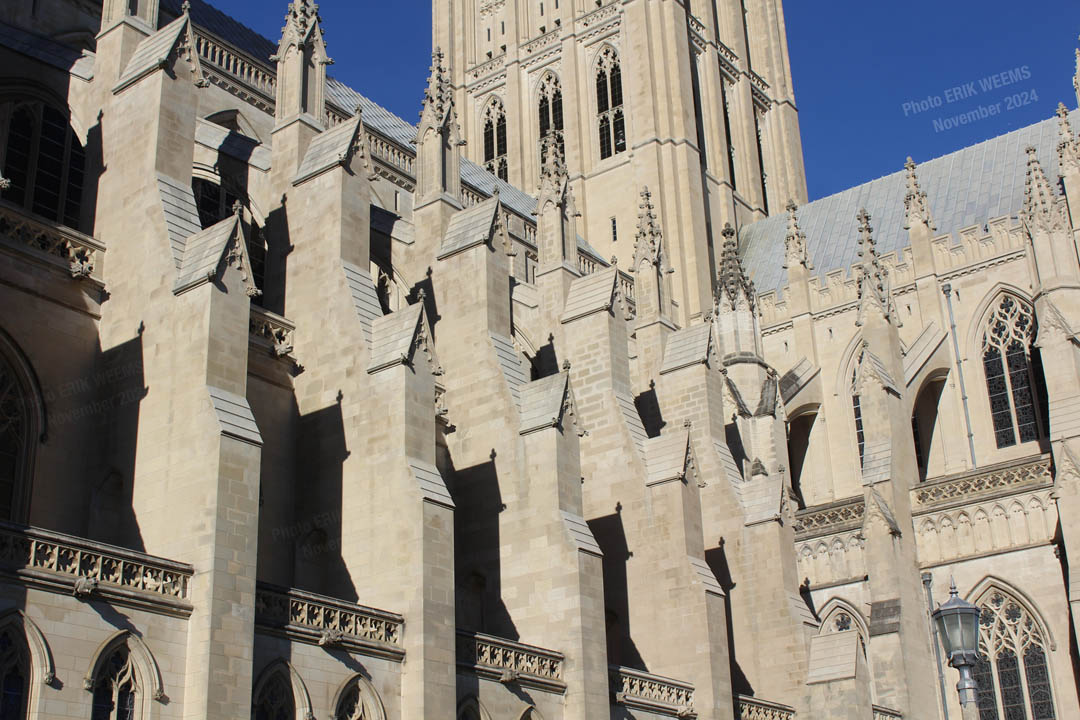 Exterior walls of the National Cathedral