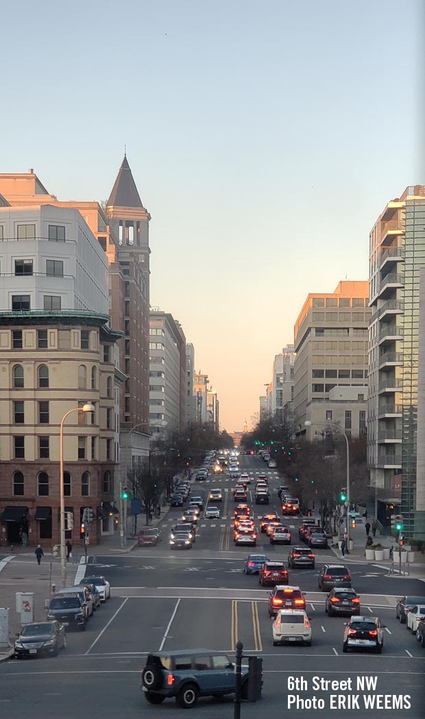 On 6th Street NW by National Gallery