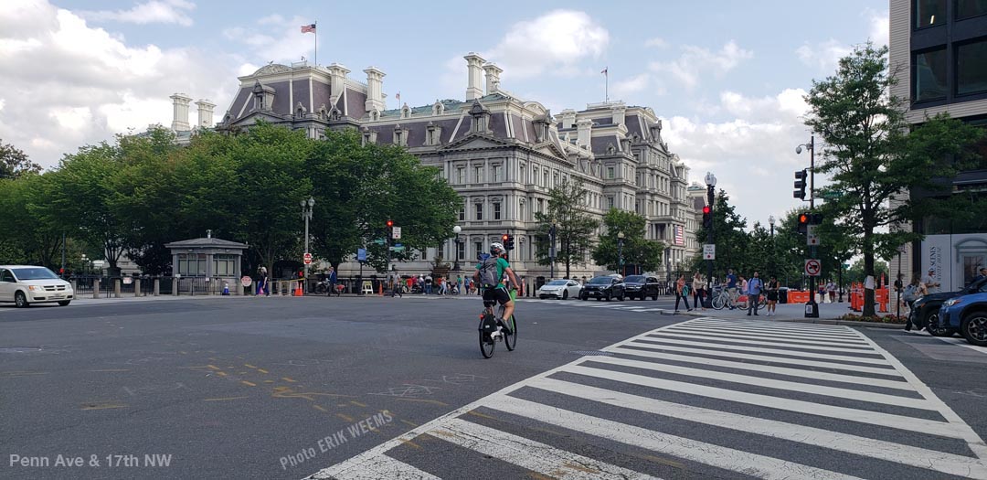 Summertime at the Eisenhower Executive Office Building at Pennsylvania Avenue