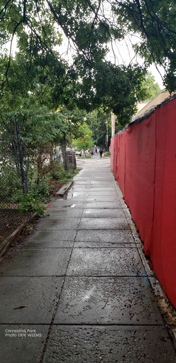 Cleveland Park sidewalk