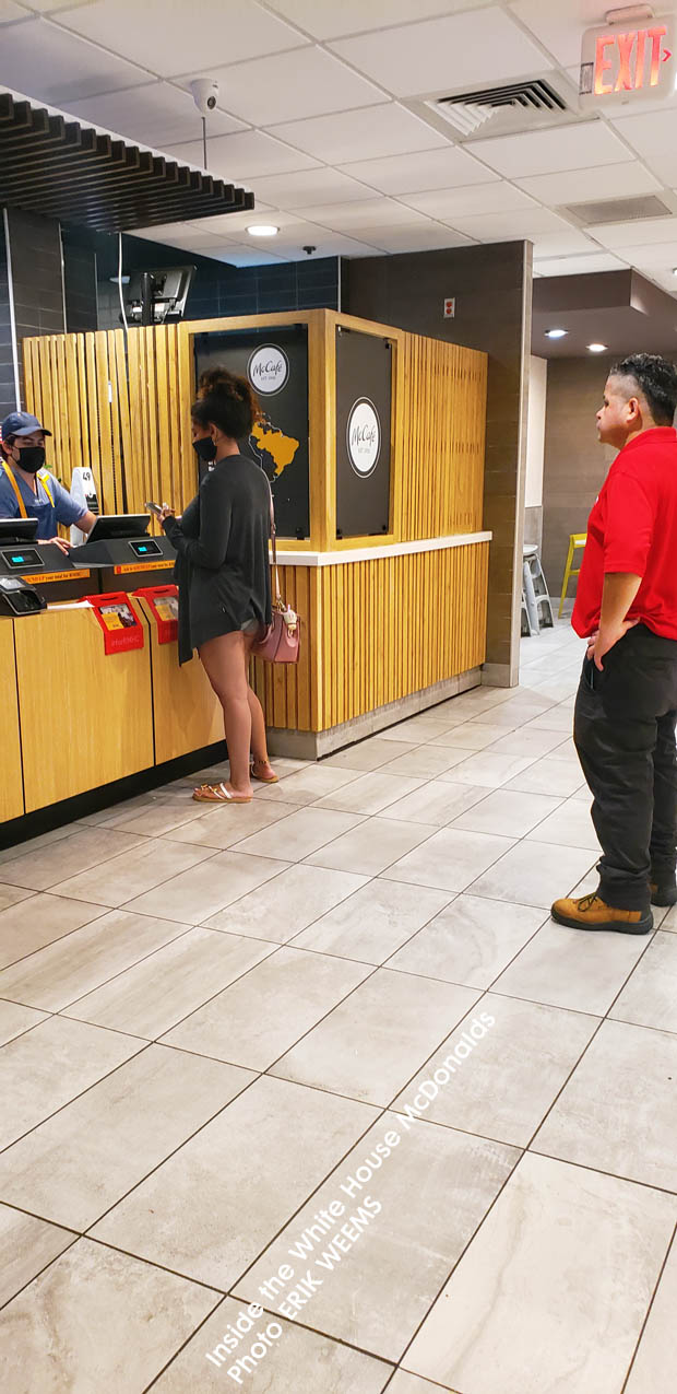 Waiting for McDonalds Order in Washington DC