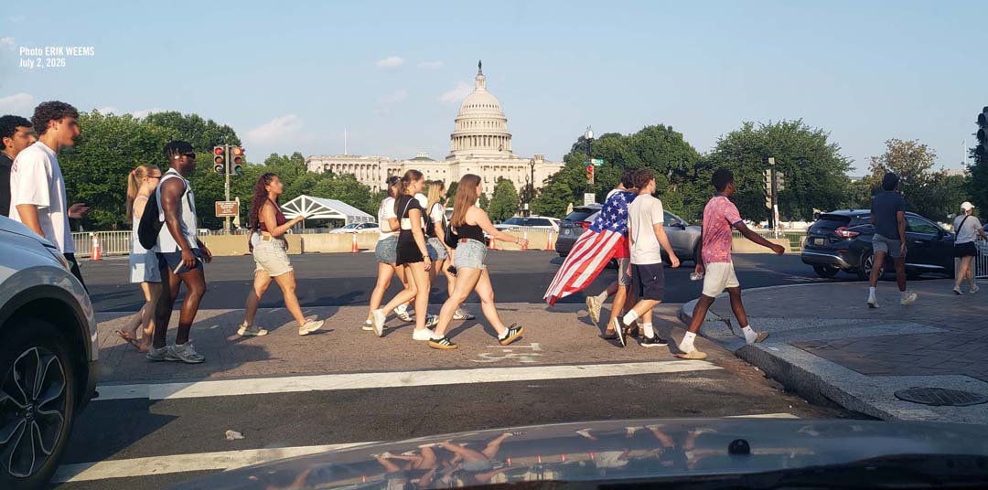 Capitol Dome and Flags