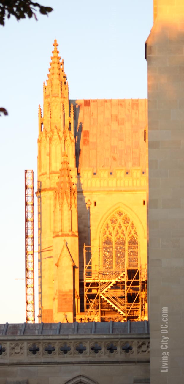 National Cathedral in the waning sunset