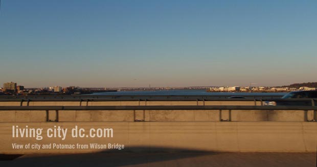 Potomac and Washington DC from Wilson Bridge