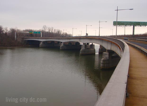 Roosevelt Bridge Washington DC Potomac