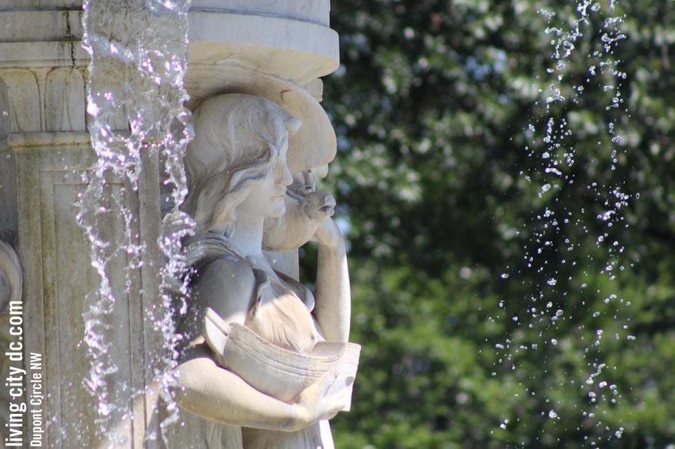 Dupont Circle Water Fountain Washington DC