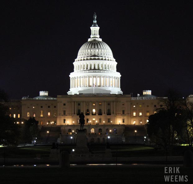 Capitol Dome at Night