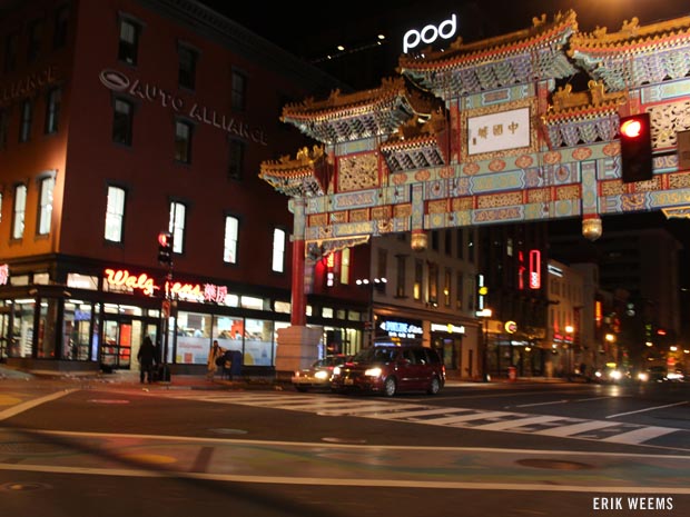 Chinatown Night Time Gate