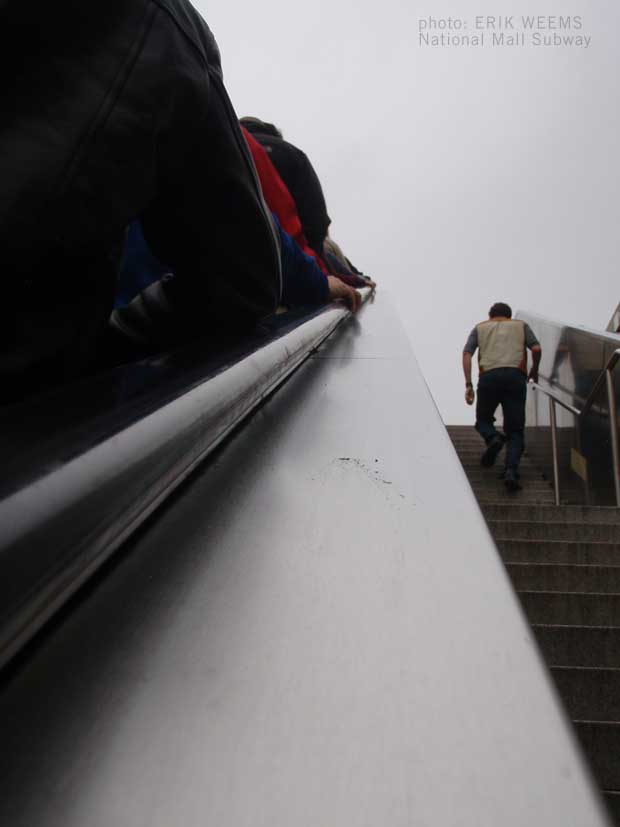 Escalator Washington DC Metro