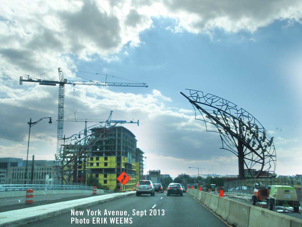 Route 50 construction in Washington DC - New York Ave