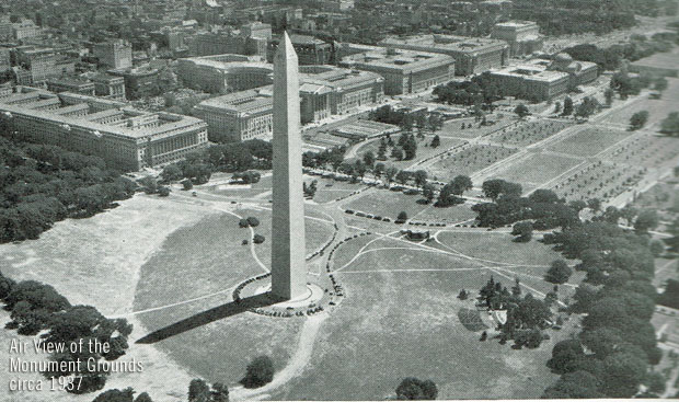Air view of Washington DC 1937