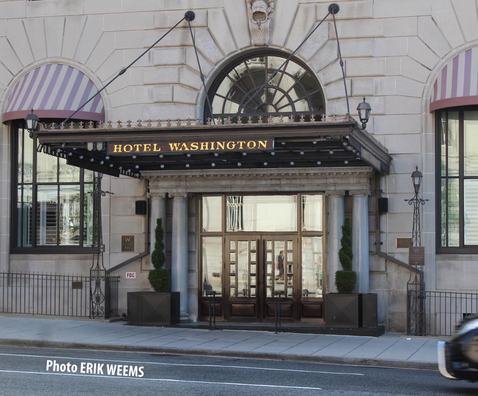 Doors to Hotel Washington