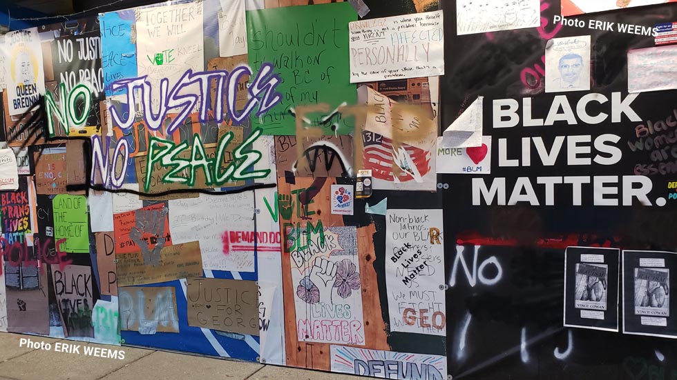 Black Lives matter Graphetti Wall