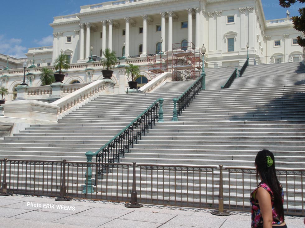 Steps of the Capitol BUilding Washington DC