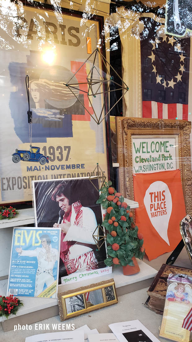 Cleveland Park Store Front with Elvis