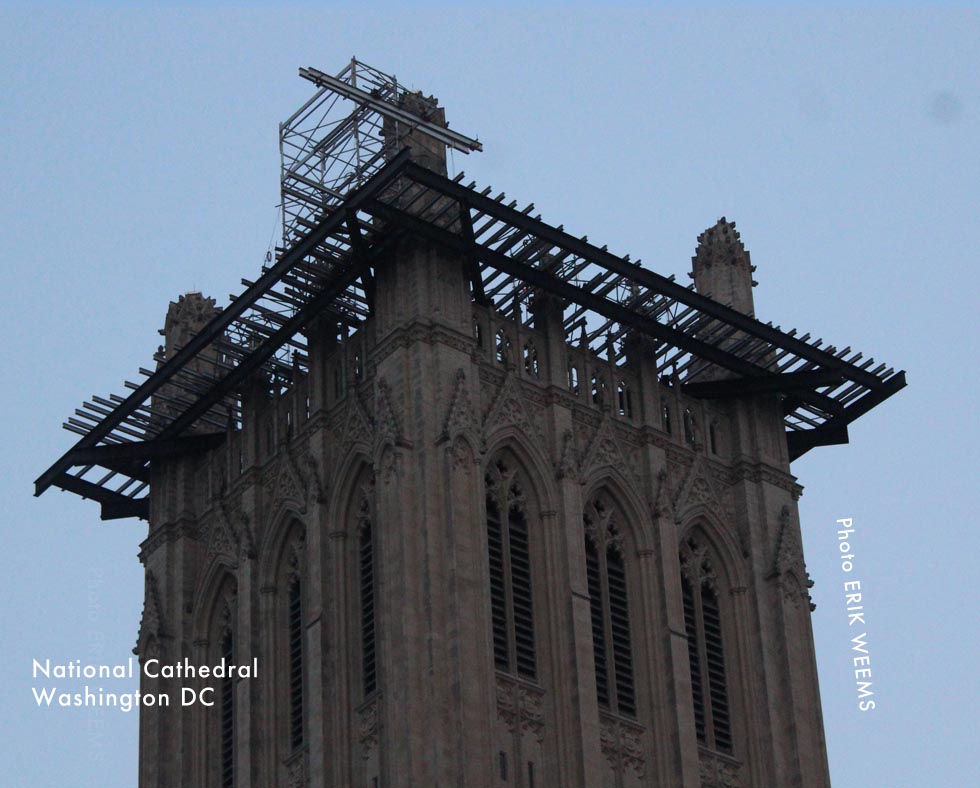 National Cathedral Tower Construction