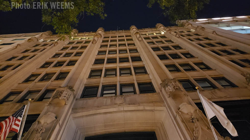 Barr Building at Night