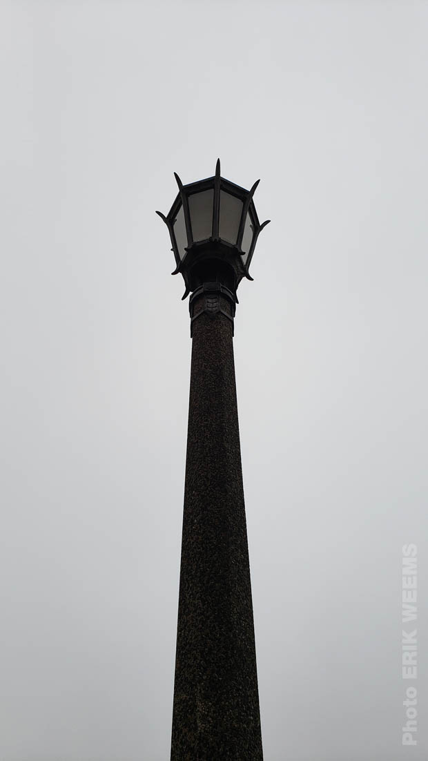 Metal Lamp Post at National Cathedral