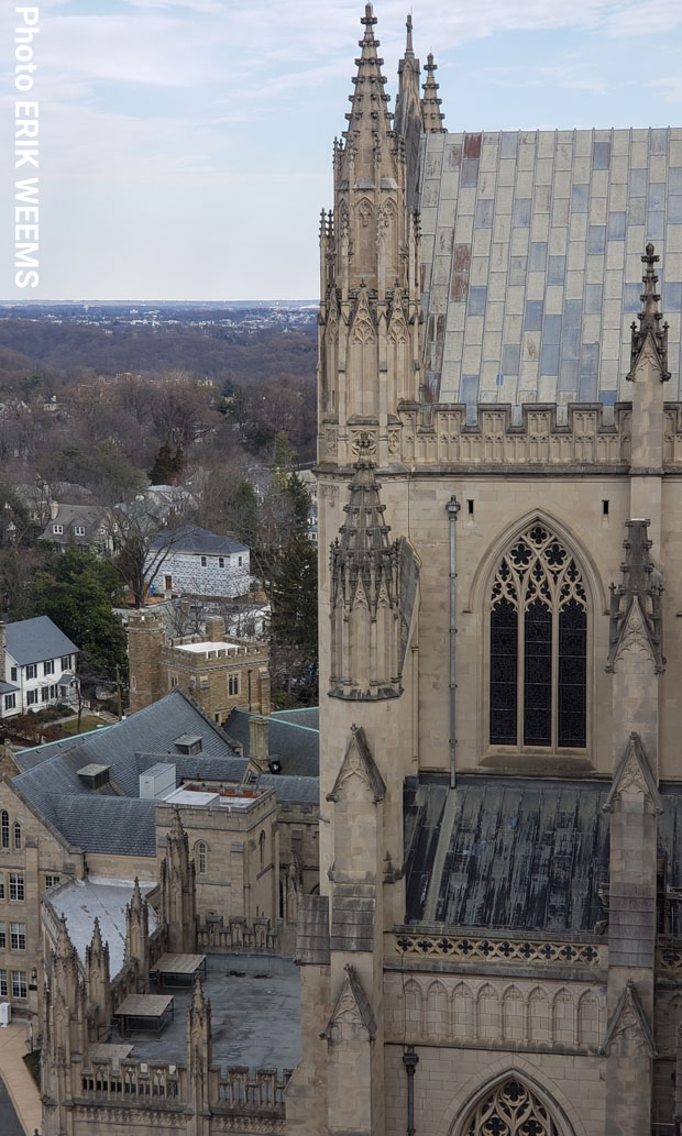 Side of the National Cathedral