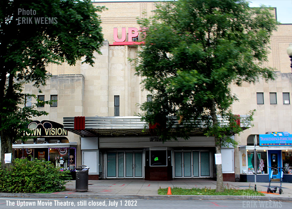The Uptown Movie theatre still closed July in Washington DC