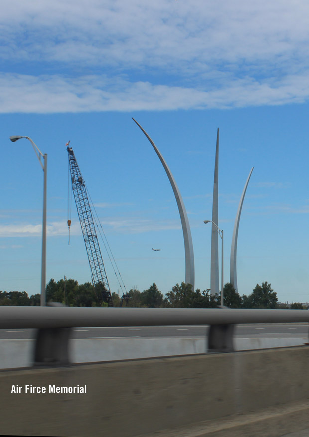 Air Force Memorial off 395 near Washington DC
