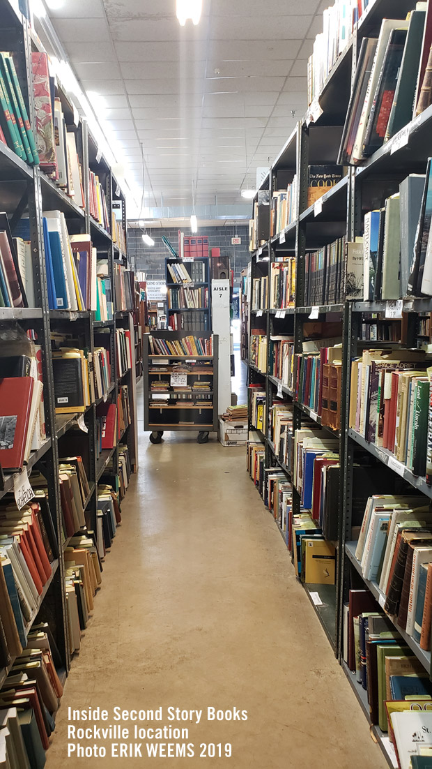 Second Story Books inside Rockville Location