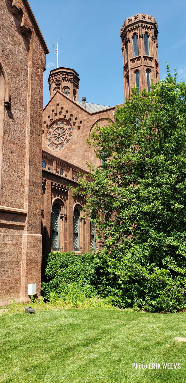 In the Garden looking to the Smithsonian Castle