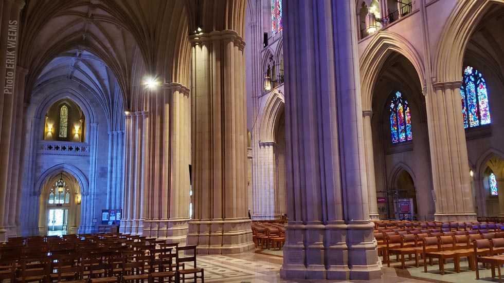 Colors inside the National Cathedral